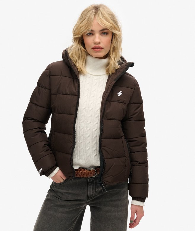 superdry Cazadora acolchada con capucha Spirit Sports
