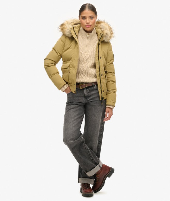 superdry Cazadora bómber acolchada con capucha Everest Outlet online