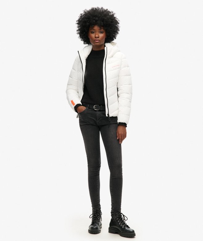 superdry Chaqueta acolchada de microfibra con capucha Tienda