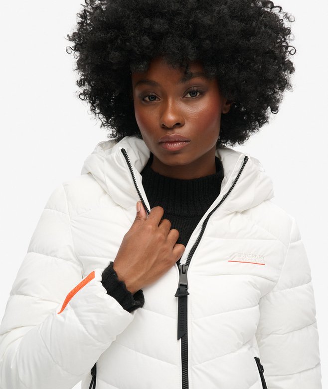 superdry Chaqueta acolchada de microfibra con capucha Tienda