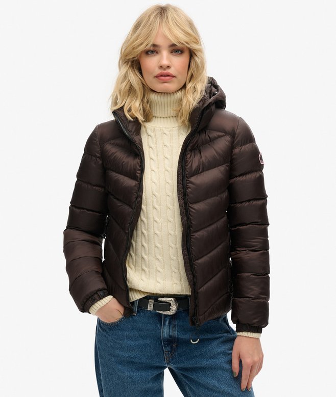 superdry Cazadora acolchada con capucha Fuji Mejor oferta