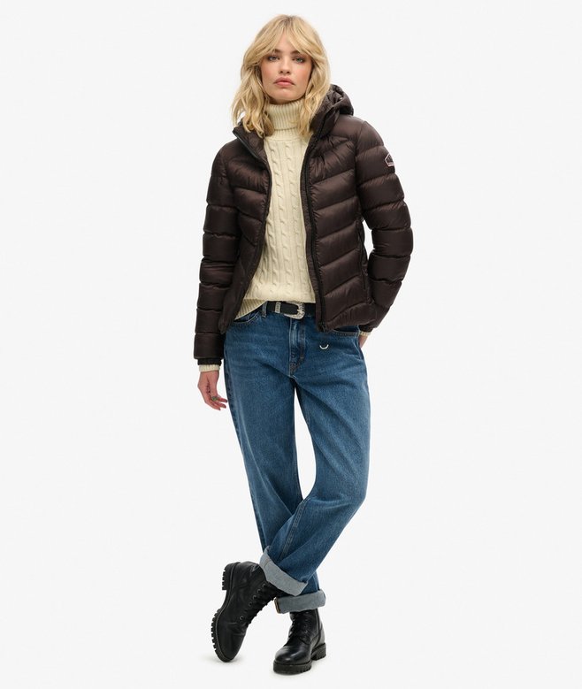superdry Cazadora acolchada con capucha Fuji Mejor oferta