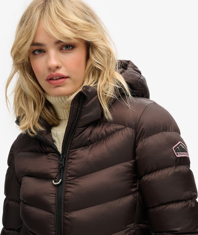 superdry Cazadora acolchada con capucha Fuji Mejor oferta