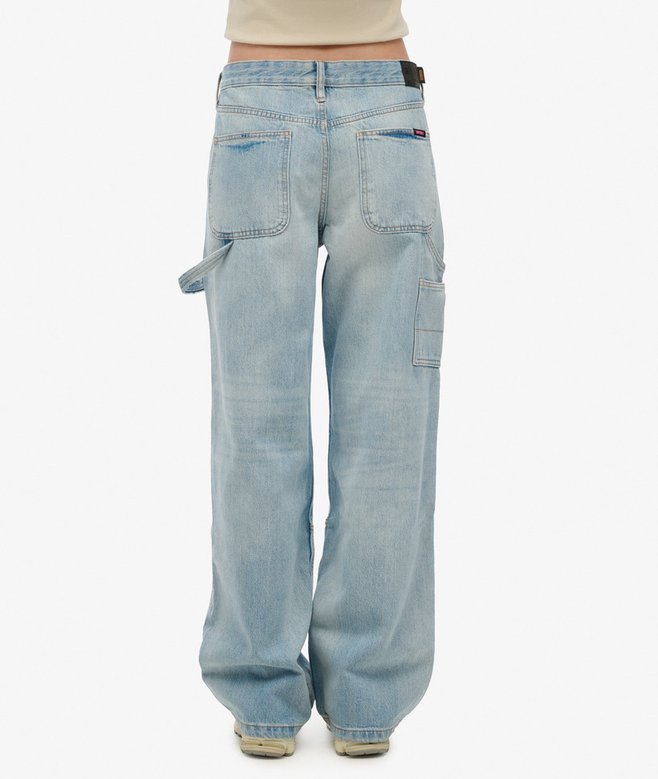 superdry Vaqueros de tiro medio de algodón orgánico Carpenter Envío gratis