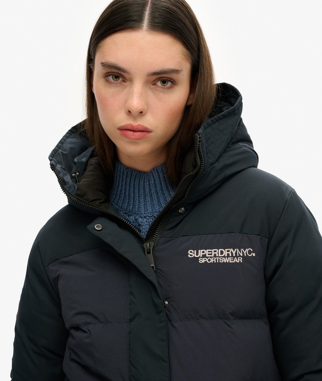 superdry Parka cortavientos acolchada con capucha City Últimos 3 días