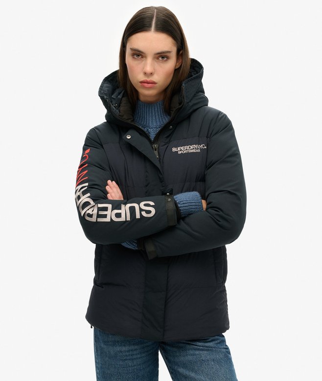 superdry Parka cortavientos acolchada con capucha City Últimos 3 días