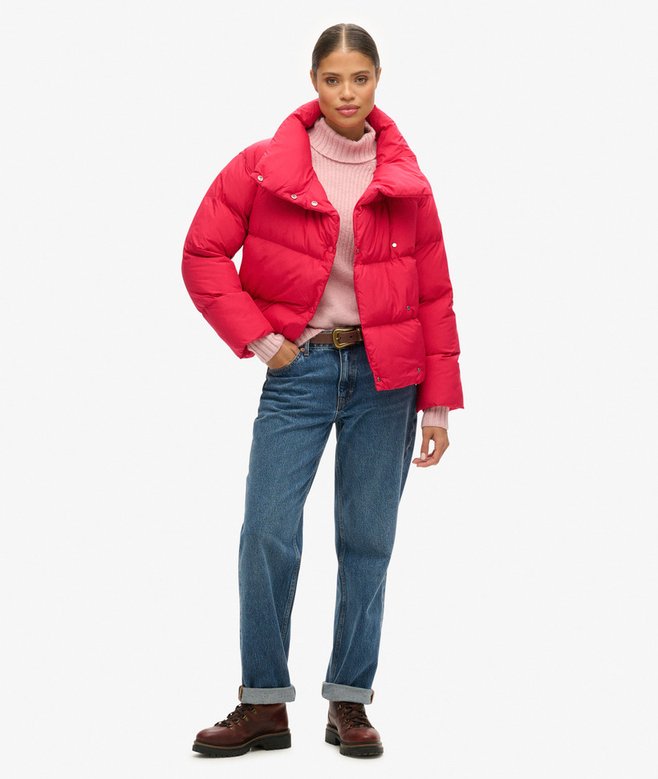 superdry Abrigo acolchado corto ÚLTIMAS EDICIONES