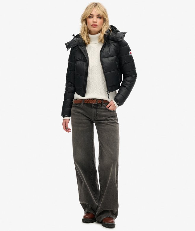 superdry Chaqueta corta con capucha Fuji Último día