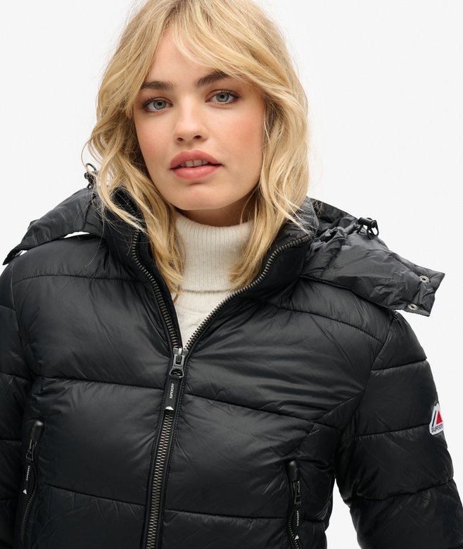 superdry Chaqueta corta con capucha Fuji Último día
