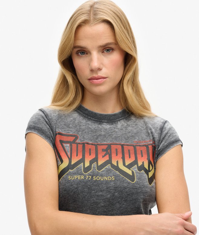 superdry Camiseta gráfica Rock Band Promoción por tiempo limitado