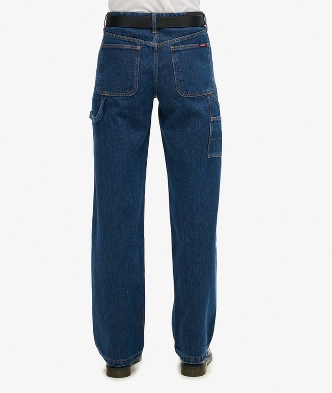 superdry Vaqueros de tiro medio de algodón orgánico Carpenter Solo hoy