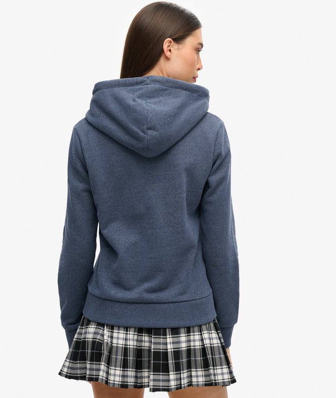 superdry Sudadera gráfica con capucha y Vintage Logo en tono más intenso Liquidación