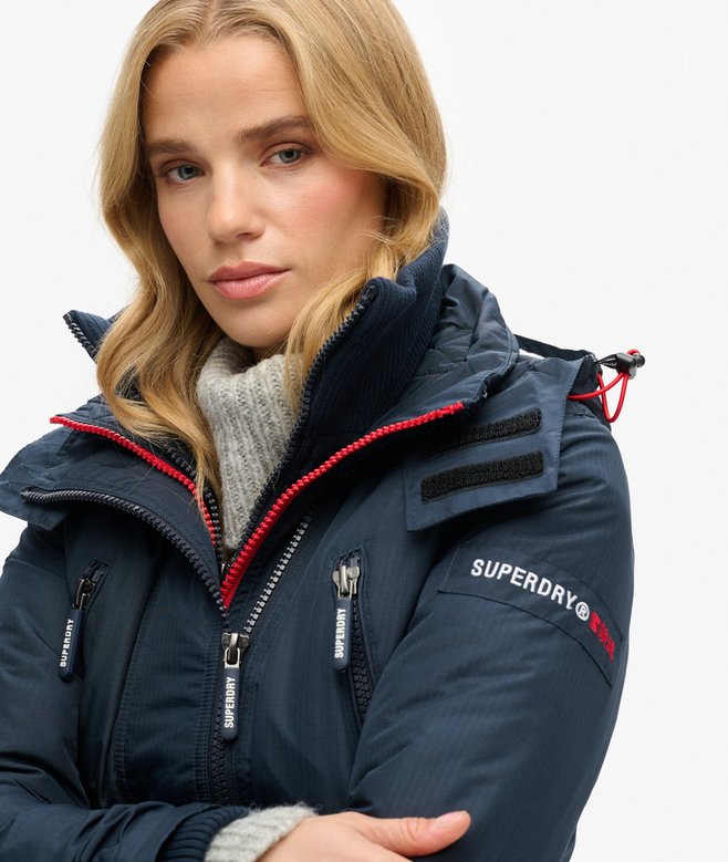 superdry Chaqueta cortavientos con capucha y logotipo Ahorra y exporta