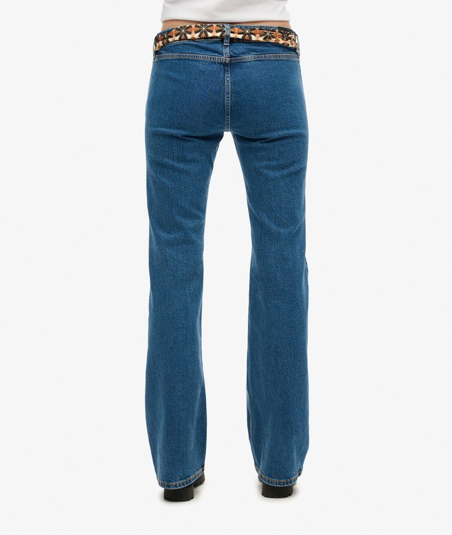 superdry Vaqueros acampanados de talle bajo y algodón orgánico Vintage Libre de impuestos