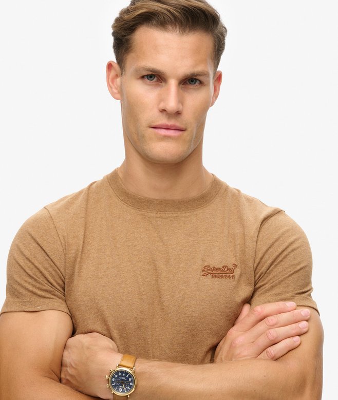 superdry Camiseta de algodón orgánico con logotipo Essential Ofertas de temporada