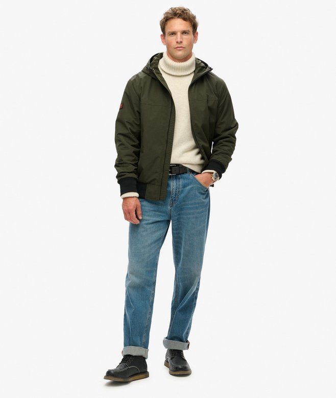 superdry Cazadora bómber de nailon con capucha Surplus Grandes ahorros