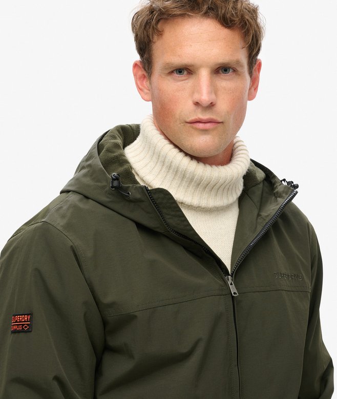 superdry Cazadora bómber de nailon con capucha Surplus Grandes ahorros