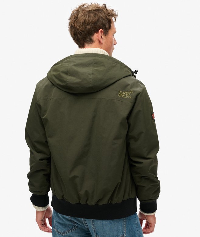 superdry Cazadora bómber de nailon con capucha Surplus Grandes ahorros