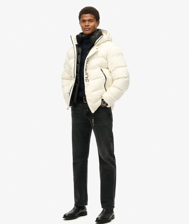 superdry Chaqueta gráfica acolchada con capucha con gráfico City Rebajas de fin de temporada