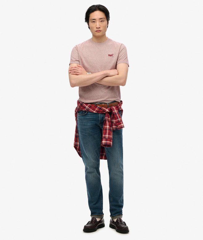 superdry Camiseta de algodón orgánico con logotipo Essential En oferta