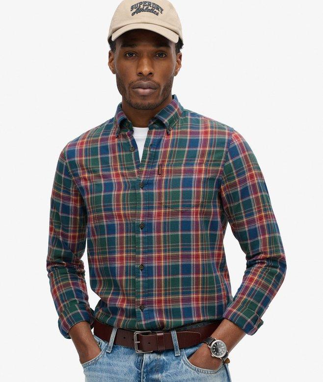superdry Camisa de algodón orgánico a cuadros vintage Tienda