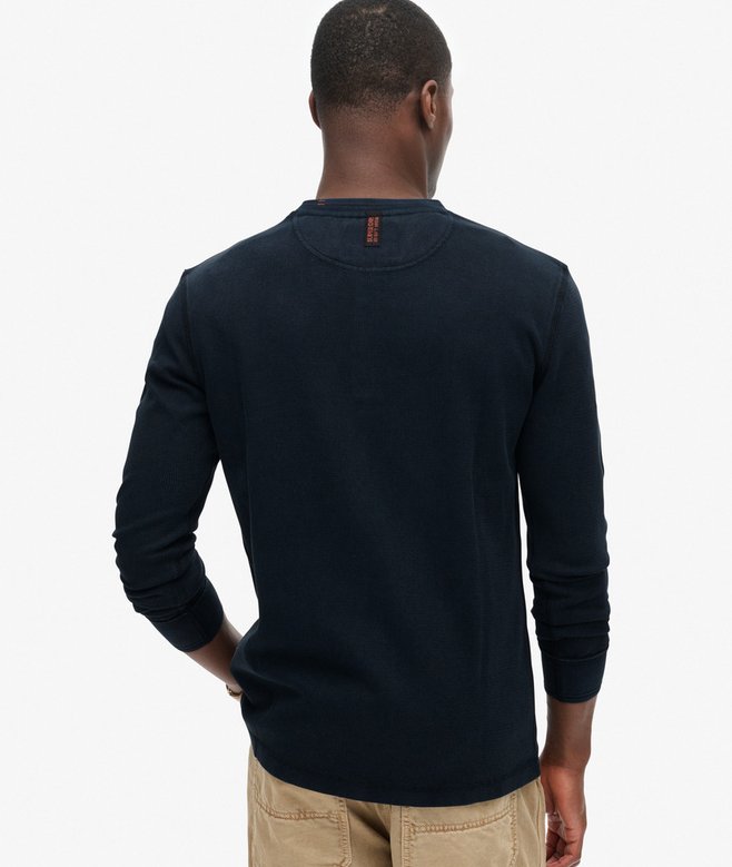 superdry Top con cuello panadero y textura Vintage Liquidación