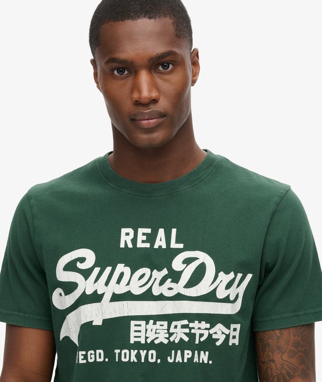 superdry Camiseta gráfica con logotipo Vintage Envío gratis