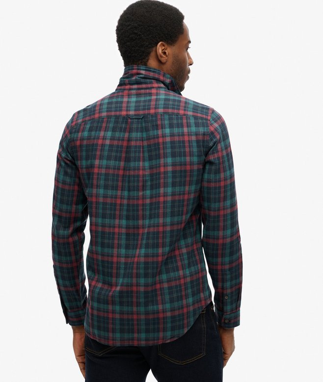 superdry Camisa de algodón orgánico a cuadros vintage Envío gratis