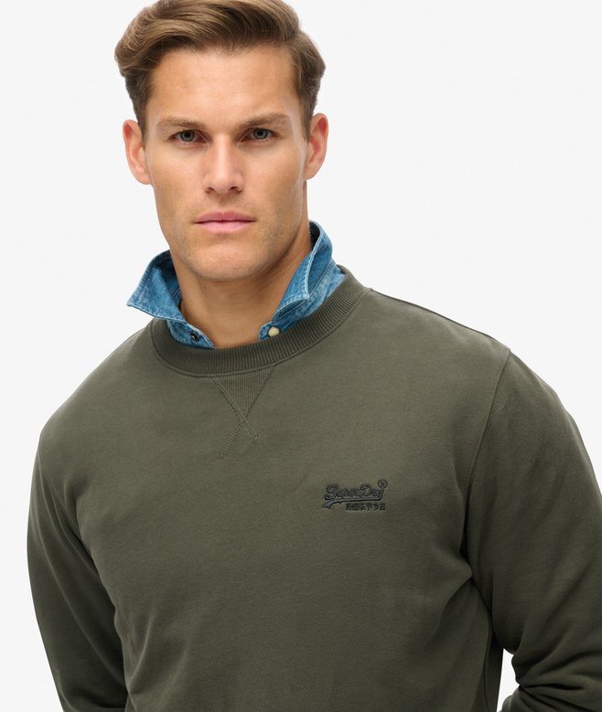 superdry Sudadera con cuello redondo y logotipo Essential ÚLTIMAS EDICIONES