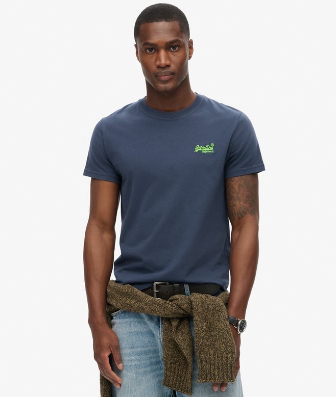 superdry Camiseta de algodón orgánico con logotipo Essential