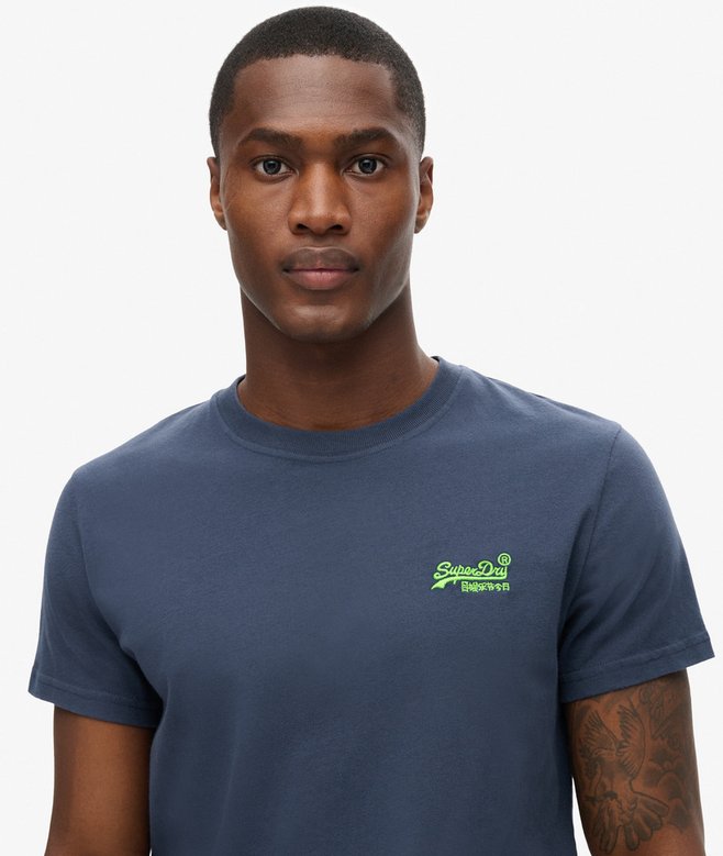 superdry Camiseta de algodón orgánico con logotipo Essential Últimos 2 días