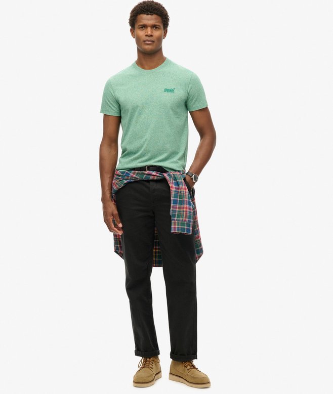 superdry Camiseta de algodón orgánico con logotipo Essential Precio de fábrica