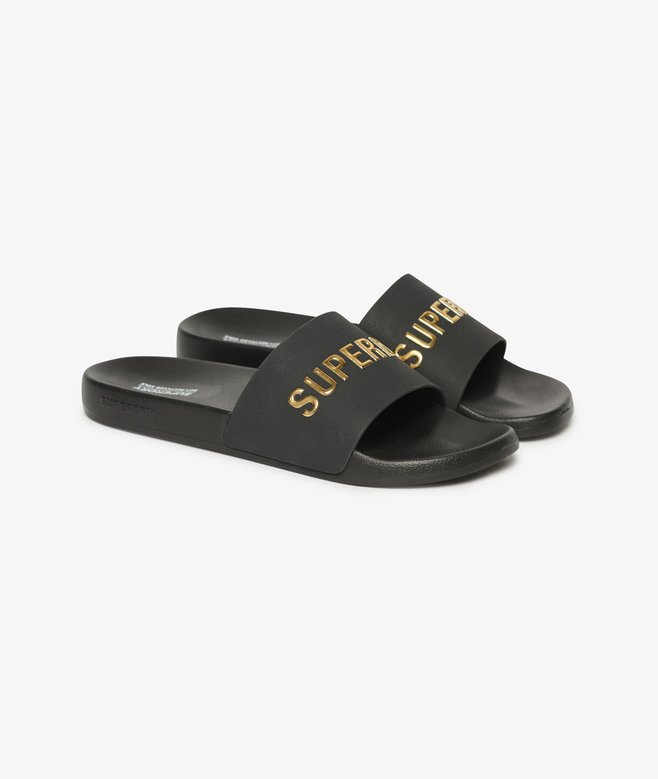superdry Chanclas de piscina veganas con logo Libre de impuestos