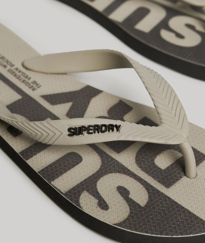 superdry Chanclas veganas con logotipo Descuento por venta flash