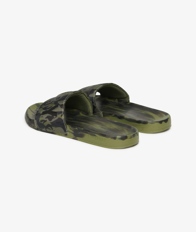 superdry Chanclas de piscina veganas con estampado de camuflaje Ofertas de temporada