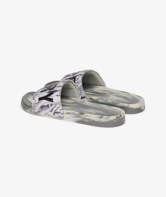 superdry Chanclas de piscina veganas con estampado de camuflaje Grandes ahorros