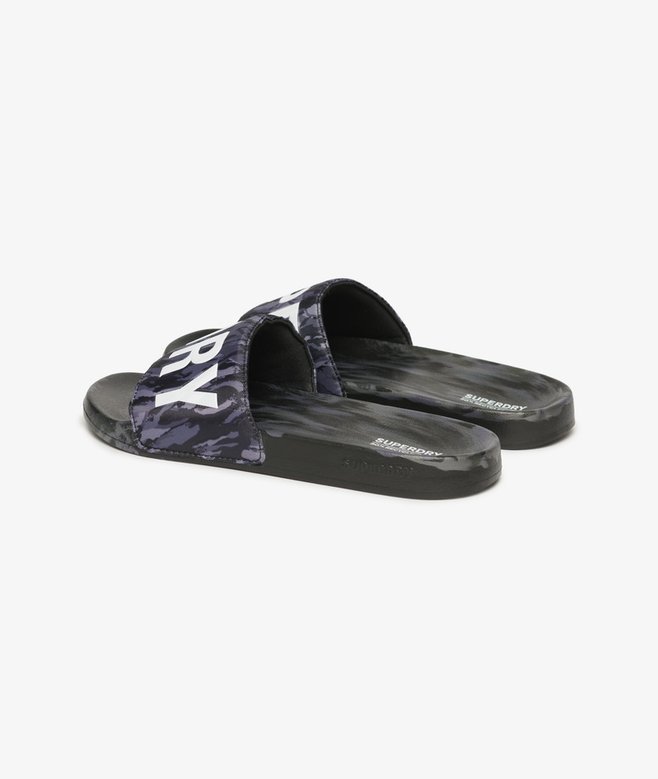 superdry Chanclas de piscina veganas con estampado de camuflaje Rebajas