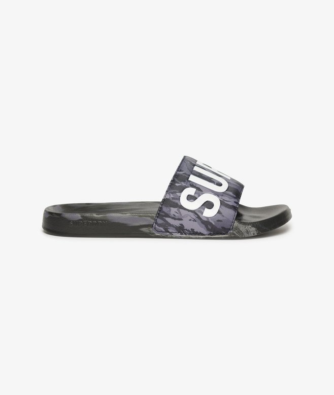 superdry Chanclas de piscina veganas con estampado de camuflaje Rebajas