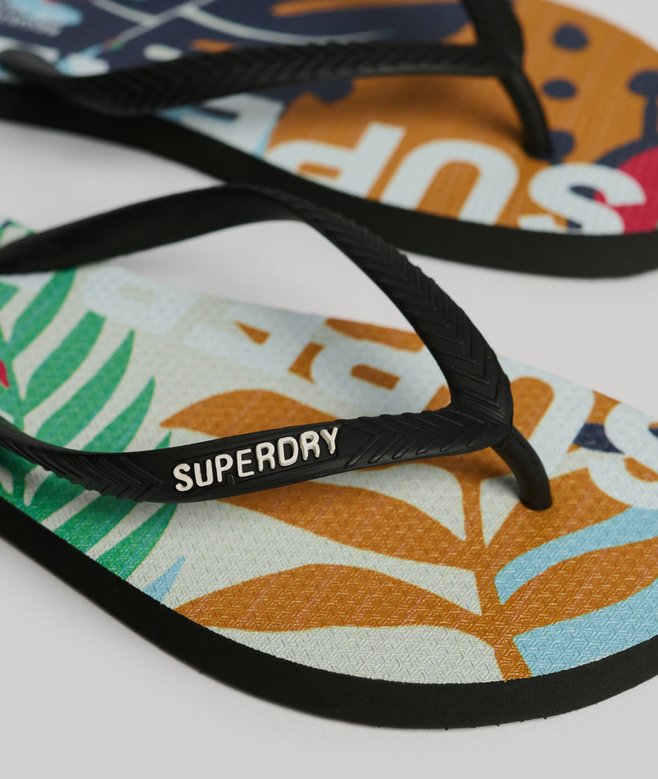 superdry Chanclas veganas con logotipo Liquidación