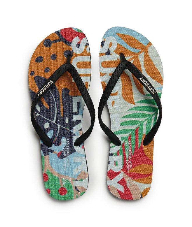 superdry Chanclas veganas con logotipo Liquidación