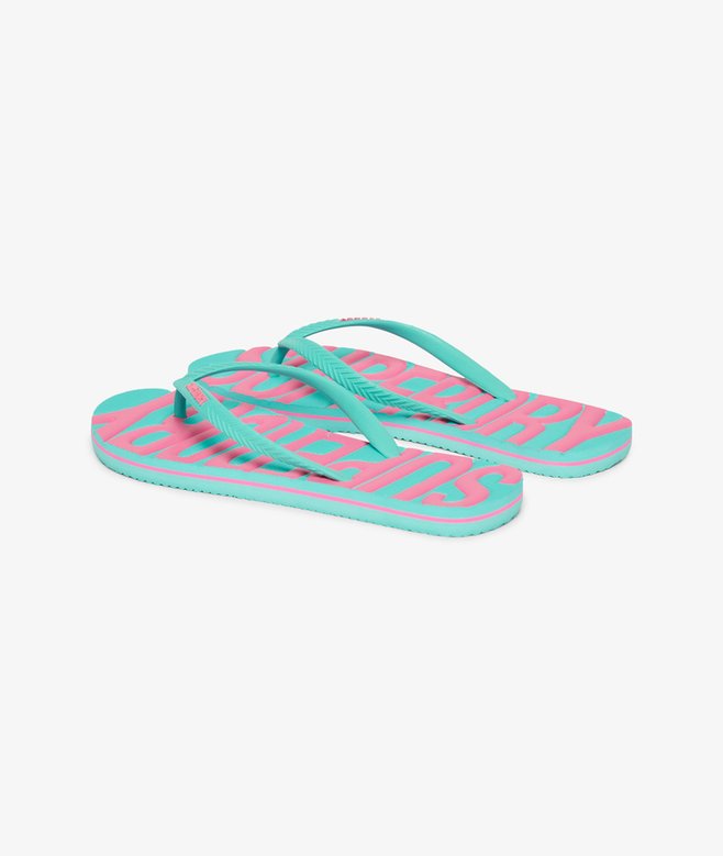 superdry Chanclas veganas con logotipo Vintage Logo Oferta especial