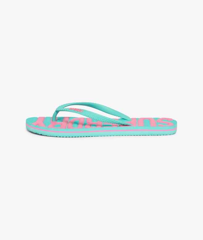 superdry Chanclas veganas con logotipo Vintage Logo Oferta especial