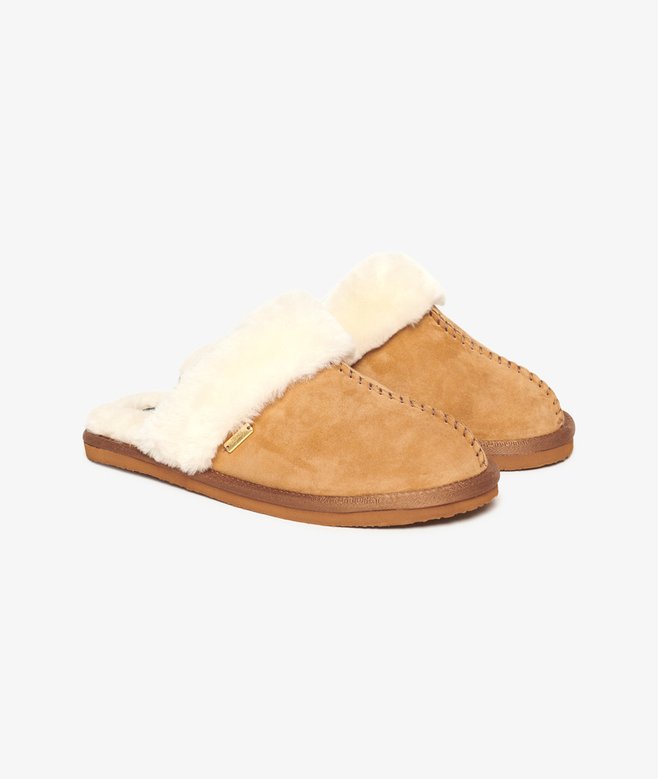 superdry Pantuflas sin talón de ante Envío gratis