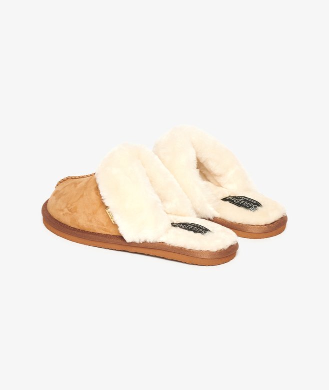 superdry Pantuflas sin talón de ante Envío gratis