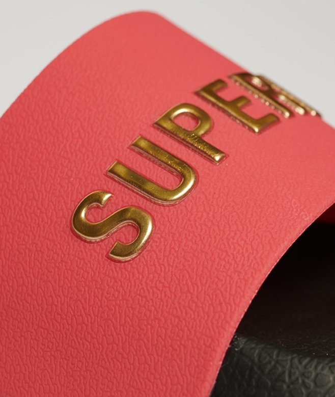 superdry Chanclas de piscina veganas con logotipo Code Último día