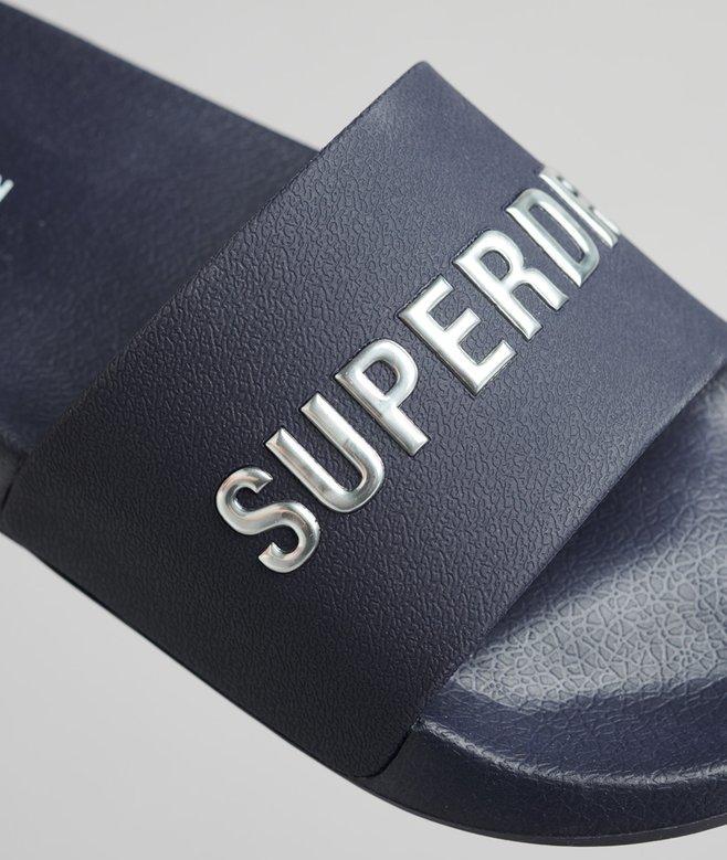 superdry Chanclas de piscina con logotipo CODE Última moda