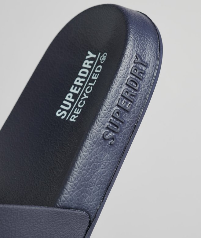 superdry Chanclas de piscina con logotipo CODE Última moda