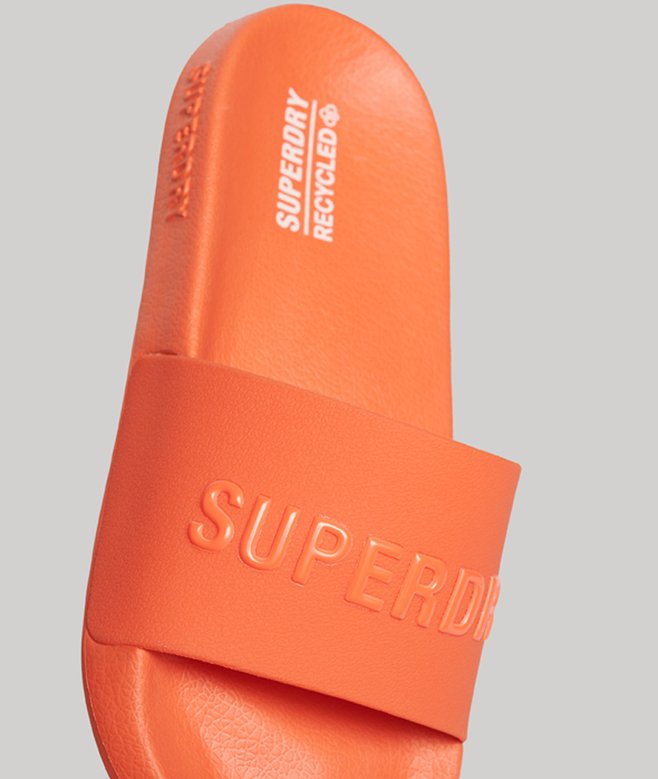 superdry Chanclas de piscina veganas con logotipo Code Rebajas de fin de temporada