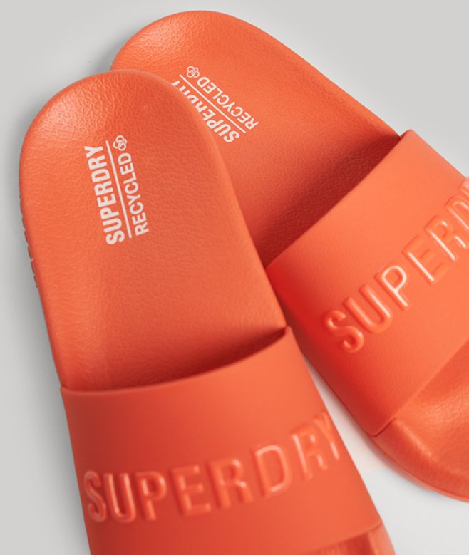 superdry Chanclas de piscina veganas con logotipo Code Rebajas de fin de temporada