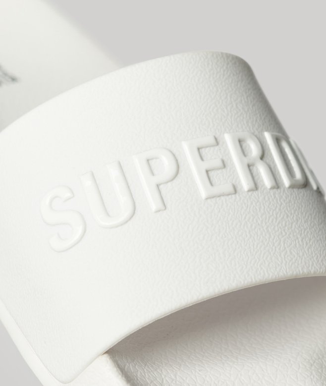 superdry Chanclas de piscina veganas con logo 2025